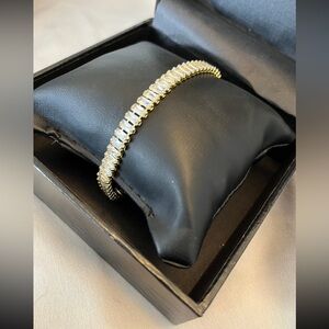 Gold Tennis Bracelet, Diamond tennis Bracelet